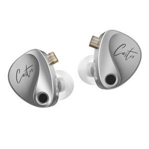 KZ Castor Auriculares intraurales, Monitor de bajo mejorado HiFi, Sintonización de sonido Auriculares intraurales aislantes de ruido, Auriculares con cable de doble dinámico, Audio