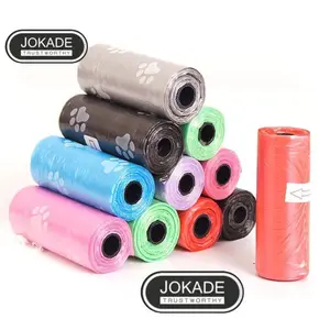 Poop Bag Motif 1roll isi 15 Plastik Pup Kucing Kantong poop anjing kucing organik kantong sampah terurai