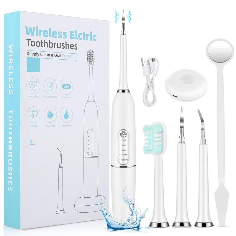 Máy lấy cao răng Gumcare Wireless Toothbrush M07, máy 2 in 1 lấy vôi răng kèm đánh răng sạc đế không dây  Đồ Gia Dụng Thế Hệ Mới kemđánhrăng củatháicông có cảm biến áp lực bàn chải đánh răng điện