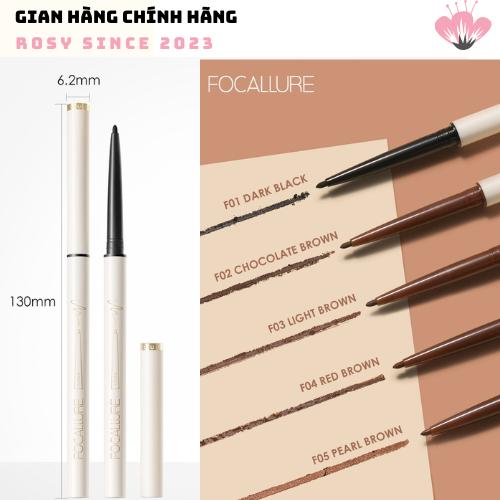 Bút chì kẻ mắt Focallure đầu mảnh 1.7mm chống thấm nước lâu trôi 1g Nữ Cosmetic Mỹ Phẩm Trang Điểm Nữ Cosmetic Son Women