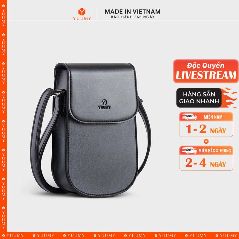 (Độc Quyền Livestream) Túi Yuumy ( Thời trang nữ đựng điện thoại mini trơn - Túi đeo chéo da Seasand YN225 )