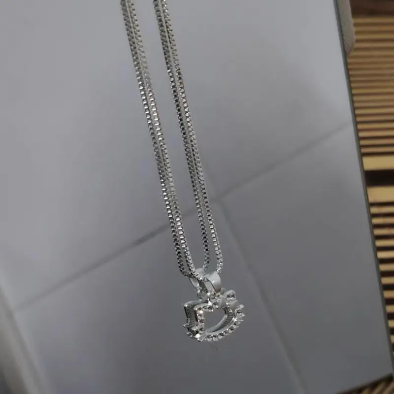 Vòng Cổ Mặt Dây Chuyền, Ngọt Ngào Và Dễ Thương, Dành Cho Phụ Nữ Và Trẻ Em Gái, Vòng Cổ Xương Đòn, Món Quà Thực Dụng Thích Hợp Làm Quà Sinh Nhật 4