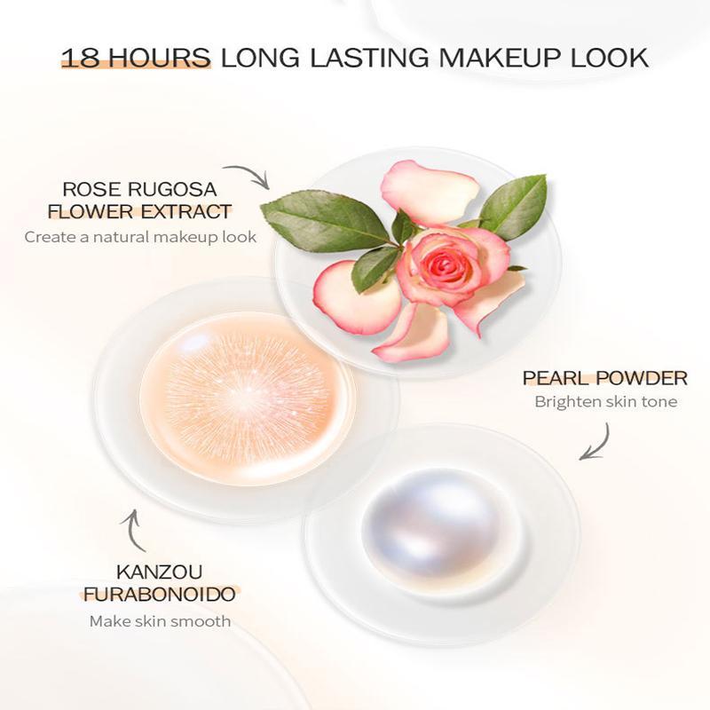 Long-Wearing BB Cream, Hydrating Concealer BB Cream, Lightweight and Smooth Makeup Foundation, Moisturizing Sunscreen, Facial Color Correcting Cream 4