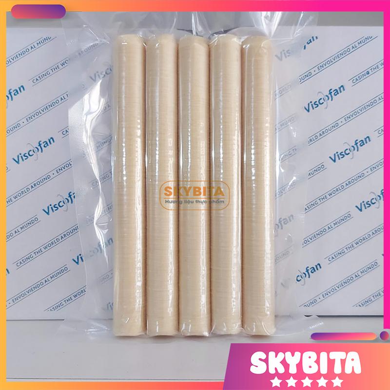 Combo 5 cuộn vỏ collagen làm xúc xích lạp xưởng phi 21 23 24 25 26 27 28