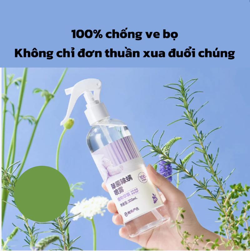 Product Introduction of Xịt diệt ve bọ, hương nước hoa chiết xuất từ thiên nhiên, khắc tinh của ve bọ trên nệm giường quần áo 2