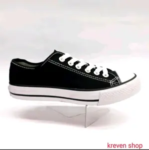SEPATU SEKOLAH NB MASTER BASKET PENDEK Hitam putih Outdoor