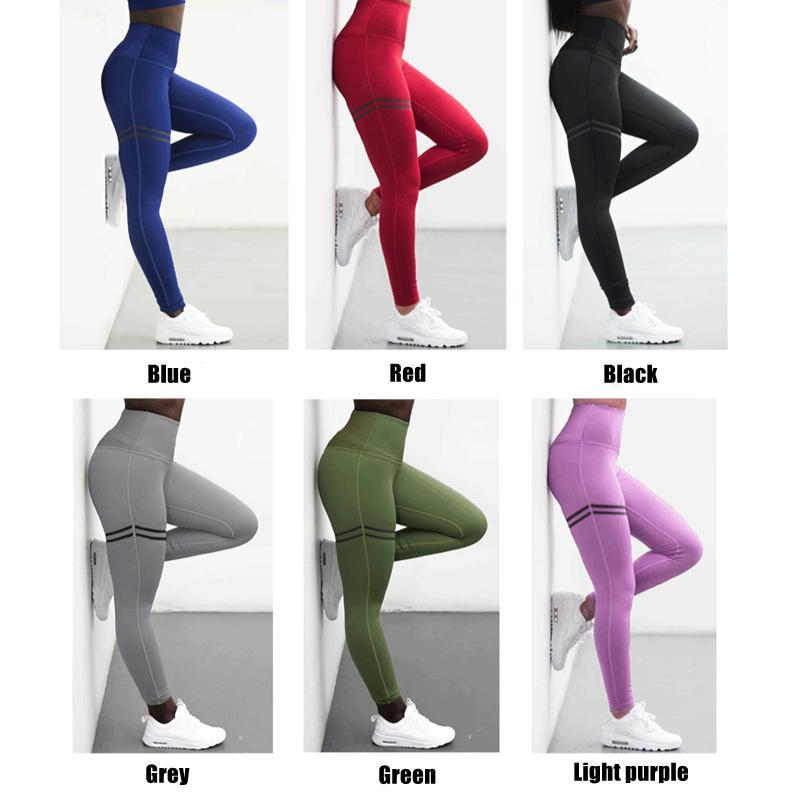 Product Introduction of Fashion Women High Waist Yoga Sport Leggings Exercise Running Pants Stretchy Fitness Workout Tights Leggings 18