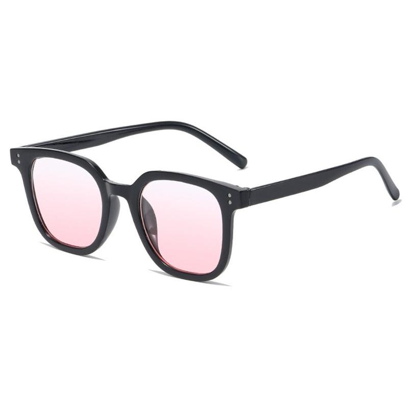 Product Introduction of Cermin Mata Hitam Persegi, Gaya Retro, Perlindungan UV400, Sesuai untuk Pantai, Perjalanan, Pakaian Jalanan, Fesyen, Warna Hitam, Cermin Mata Bergaya, Untuk Wanita dan Lelaki, v Eyewear Sunglasses 6