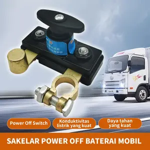Pure Copper Saklar Pemutus Daya Aki Mobil Multifungsi Terminal Pemutus Aki Untuk Sistem Kelistrikan Baterai