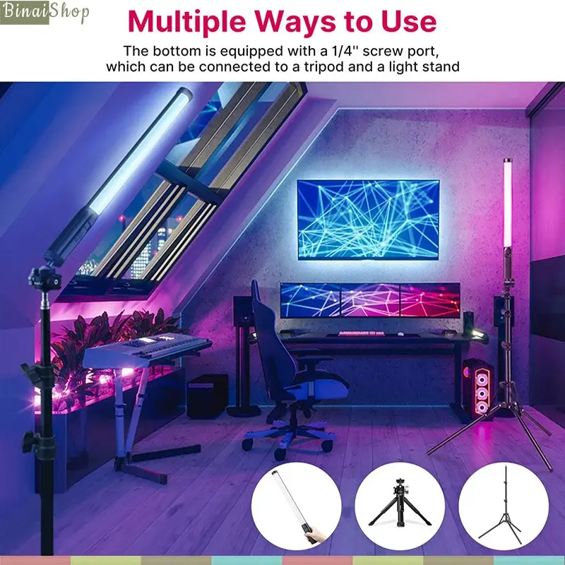 Ulanzi VL119 RGB - Đèn LED Cầm Tay, Dải Nhiệt Màu Rộng, Hỗ Trợ 20 Hiệu Ứng Cho Youtube, TikTok, Phát Trực Tiếp, Review Sản Phẩm 6
