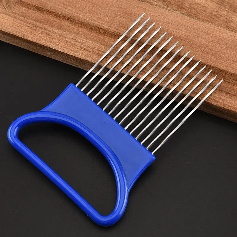 Onion Cutter, Portable Onion Slicer, 1 Count Stainless Steel Blade Vegetable Cutter, Kitchen Gadgets for Home Kitchen, Restaurant & Camping, Utensils 6