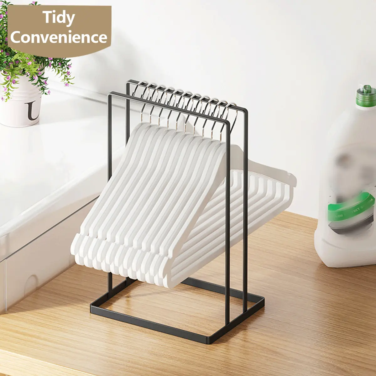 Large Capacity Hanger Stacker Rack for Adults and Children Stainless Steel Detachable Hanger Storage Organizer Space-saving Clothes Hanger Holder for Home Laundry Closet BHsiz