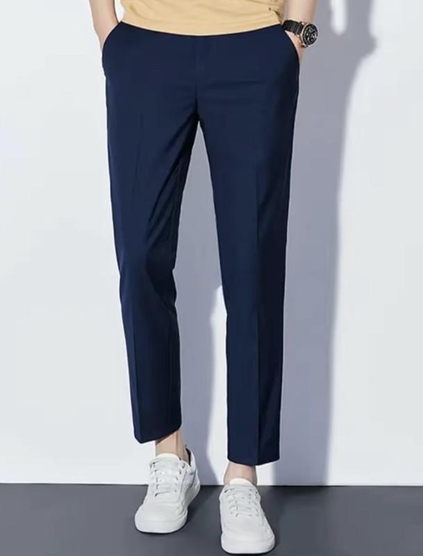 (QT 40) Quần Tây Âu Nam Màu Xanh From Dáng Baggy Co Giãn Tốt. Menswear Nhung Ong 0