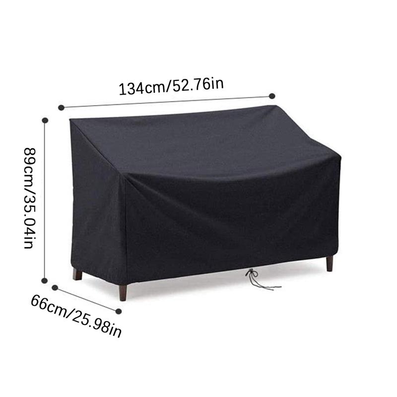 Product Introduction of Garden Bench Cover Waterproof Oxford Fabric, Anti-UV Coating Protective Cover for Garden Seat, Tear Resistant Outdoor Patio Bench Seat Cover 0