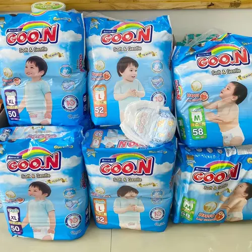 Bỉm Goon Nhật đủ size, dày, mềm cho bé tè nhiều