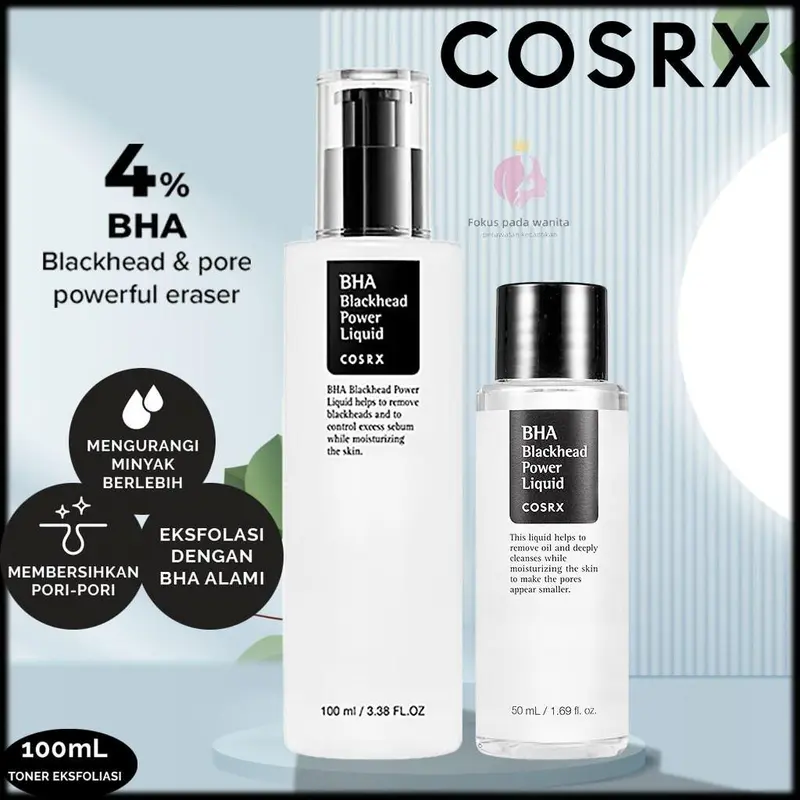 COSRX BHA Blackhead Power Liquid 100 Ml - Toner Eksfoliator Untuk Komedo Hitam(Essence Untuk Blackhead) - Skincare 0