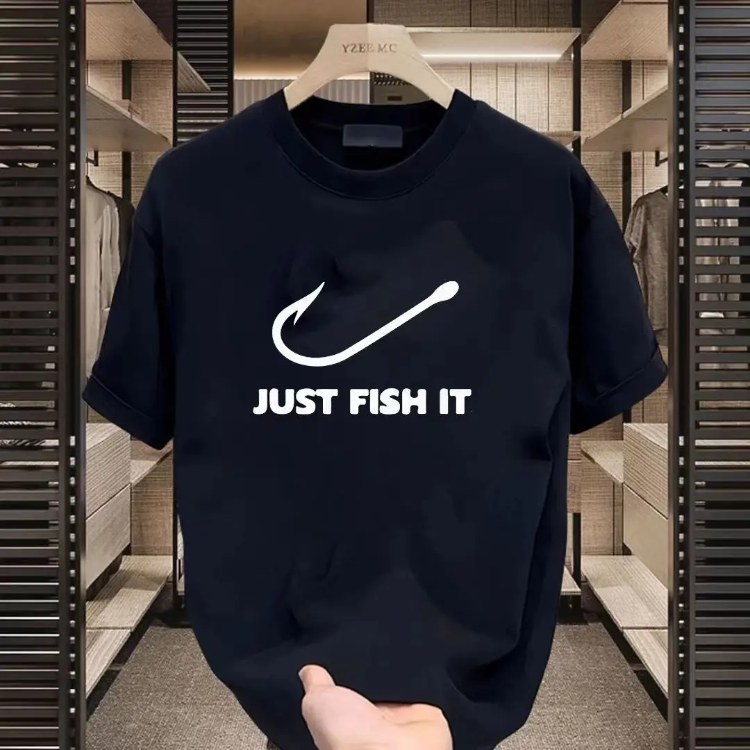 High-quality heavy cotton short-sleeved t-shirt men's summer 2024 new all-match half-sleeved t-shirt clothes men's clothing Casual Menswear Top Loose Outdoor Soft