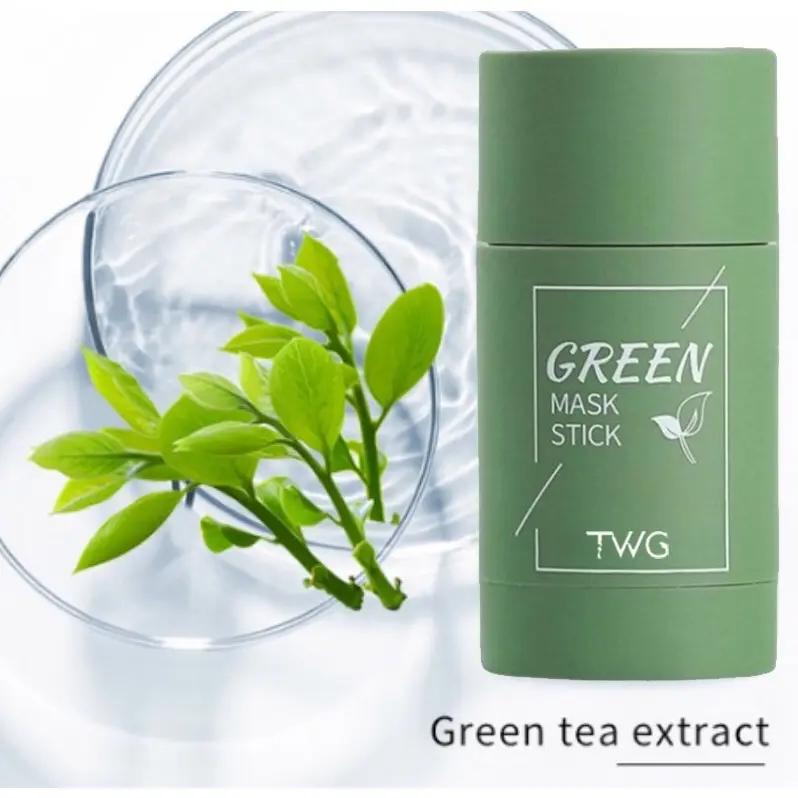 Meidian Green Tea Mask cleansing clay Stick masker wajah/TWG GREEN STICK Greentea 6