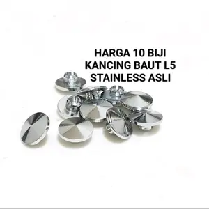 10 pcs kancing baut stainless L5 L 5 kancing baut stainless L5 drat 10 tutup baut L stainless L5 drat 10 tutup baut L5 stainless