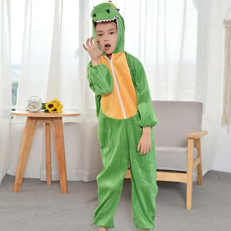 Trang Phục Biểu Diễn Búp Bê Hoạt Hình, Bông Trẻ Em, Dài Thoải Mái, Thiết Kế Khủng Long Xanh Hoạt Hình, Quần Áo Búp Bê Sáng Tạo, Thích Hợp Cho Nam Và Nữ, Cùng Phong Cách