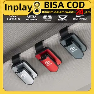 Tempat Kacamata Di Mobil Degan Logo Klip Kacamata Mobil Multifungsi Jepitan Kacamata Mobil Untuk Sun Visor Mobil