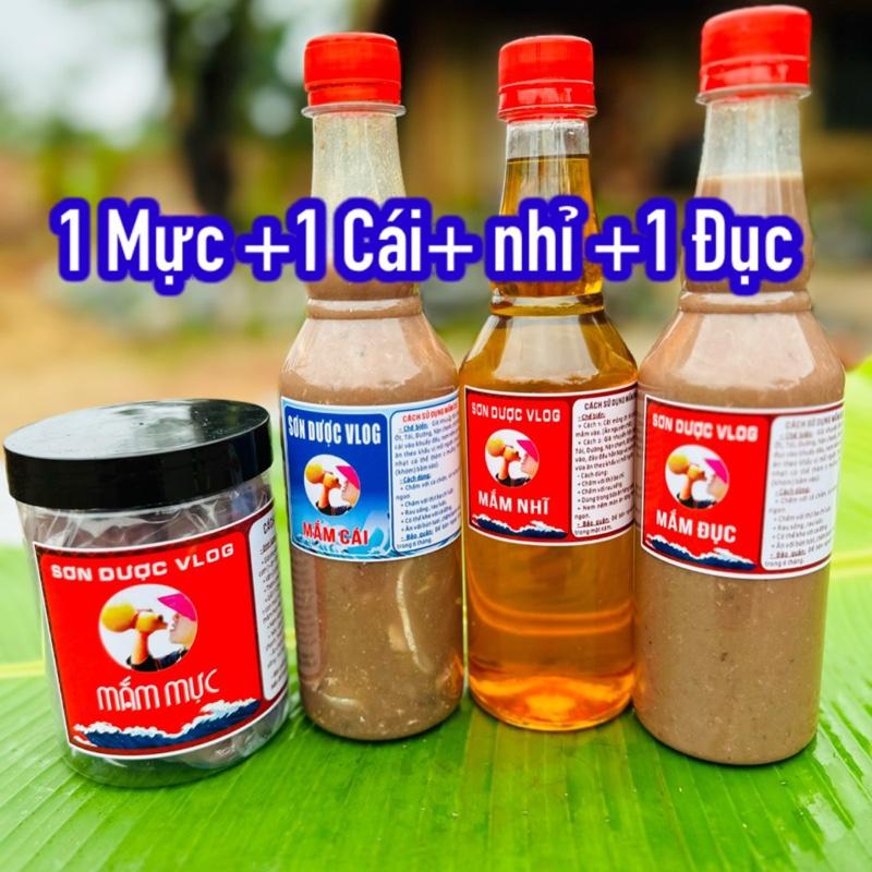  LIVE Combo Vip: 1 mắm Mực +1 Cái + 1 Nhỉ + 1 Đục 