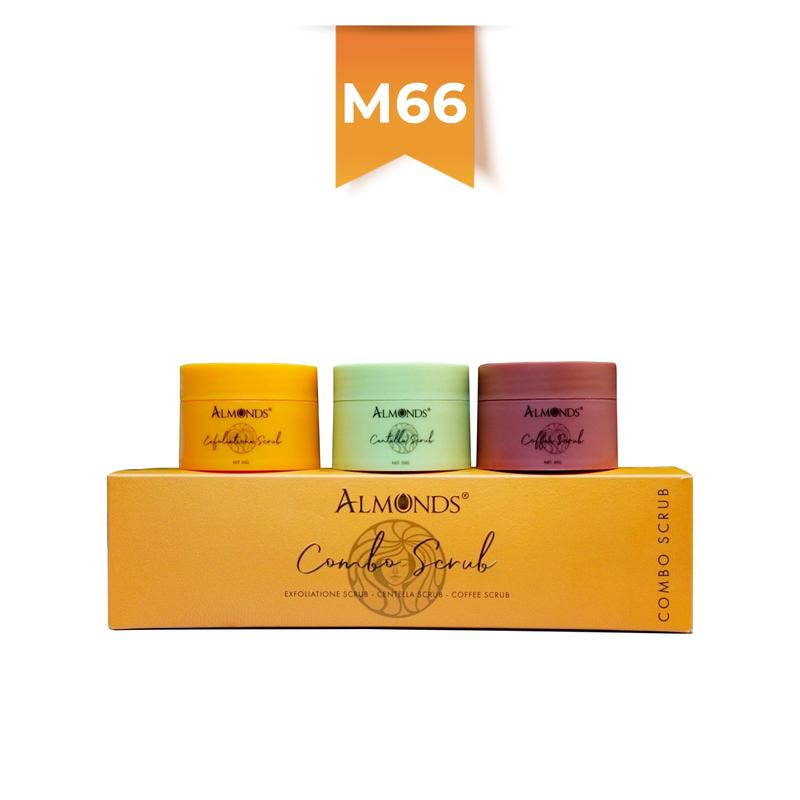 Combo 3 hủ tẩy tbc dành cho da mặt (hương rau má, ngũ cốc, cafe)