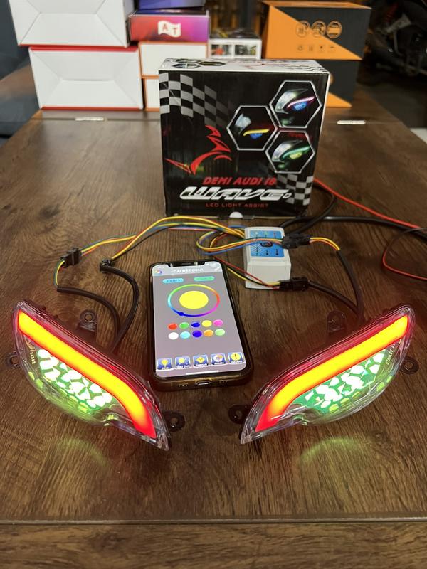 Xi nhan Audi Demi Wave A Chỉnh App - Freeship - Giắc cắm như Zin 7