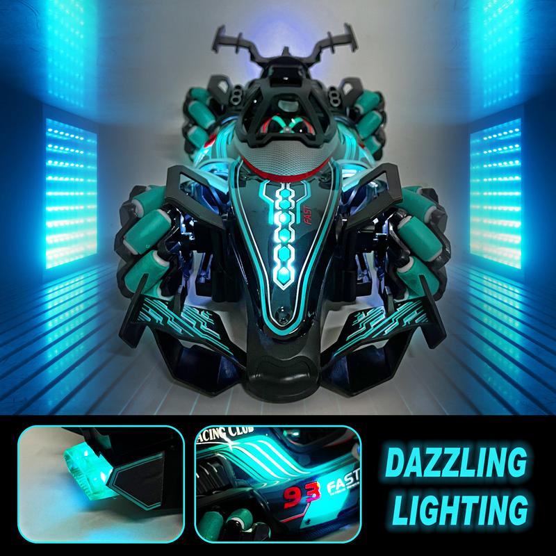 Product Introduction of Car Toy Remote Control Car Toy Four-Wheel Drive Light Spray Racing Gesture Induction F1 Equation Stunt Drift Car Children's 23