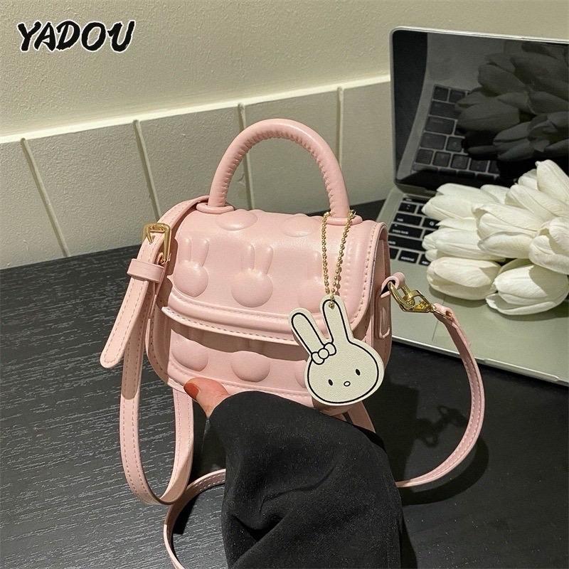 Túi đeo chéo cho bé gái in hình thỏ dễ thương Voi Balo