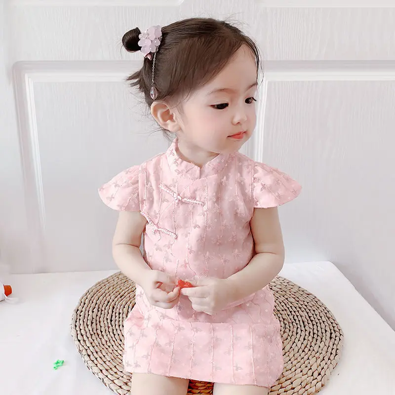 Váy Bé Gái, Phong Cách Phương Tây, Sườn Xám, Váy Công Chúa, Hanfu, Thích Hợp Cho Bé Gái, Bộ Sưu Tập Mùa Hè 2024, Hàng Mới Về, Cho Trẻ Em