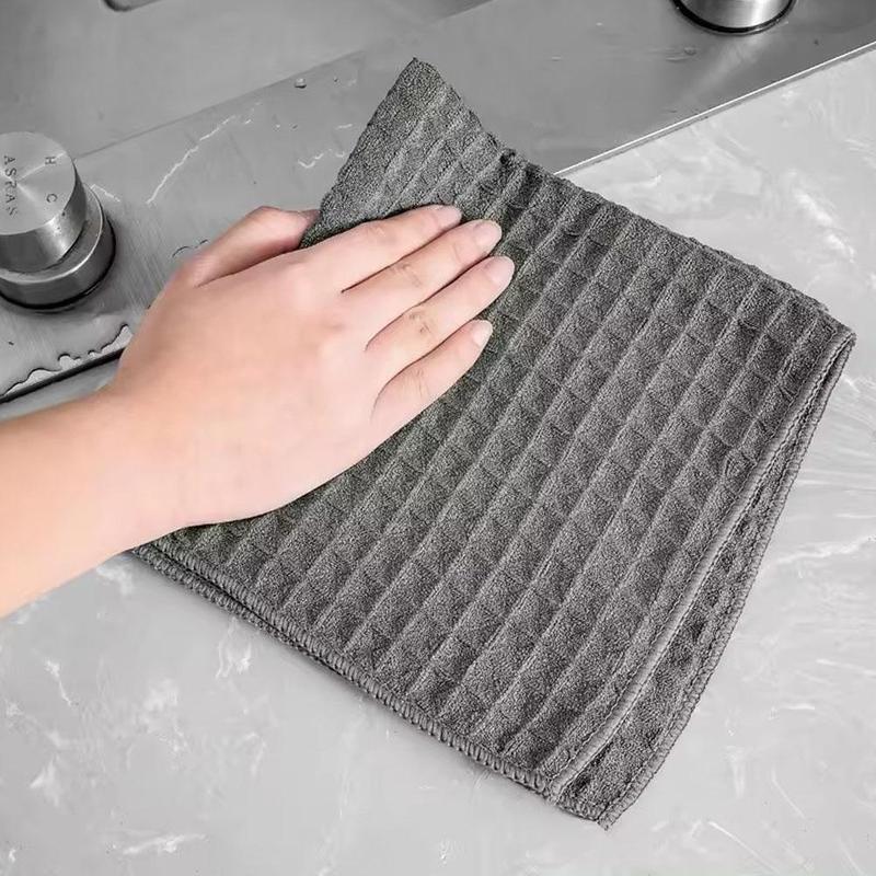 Product Introduction of Milk Tea Shop Coffee Machine Special Rag Multifunction Window Dishcloth Traceless Magic S0R1 29