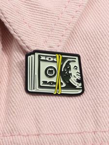 Broche de Diseño de Billeta de Dólar, Broche de Aleación Lindo y de Moda para Hombres y Mujeres para Fiesta, Decoración Diaria de Ropa, Broche Exquisito y Comodín para Regalo de Cumpleaños