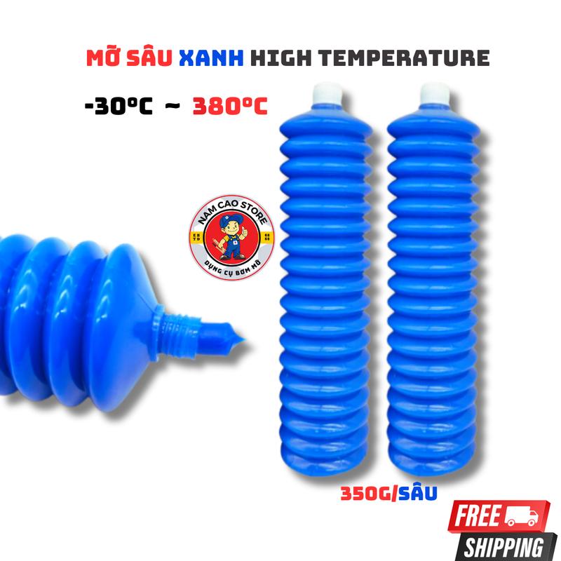 15 sâu mỡ xanh chịu nhiệt 380 dộ bảo dưỡng bạc đạn vòng bi lap nhíp Phụ Tùng 2