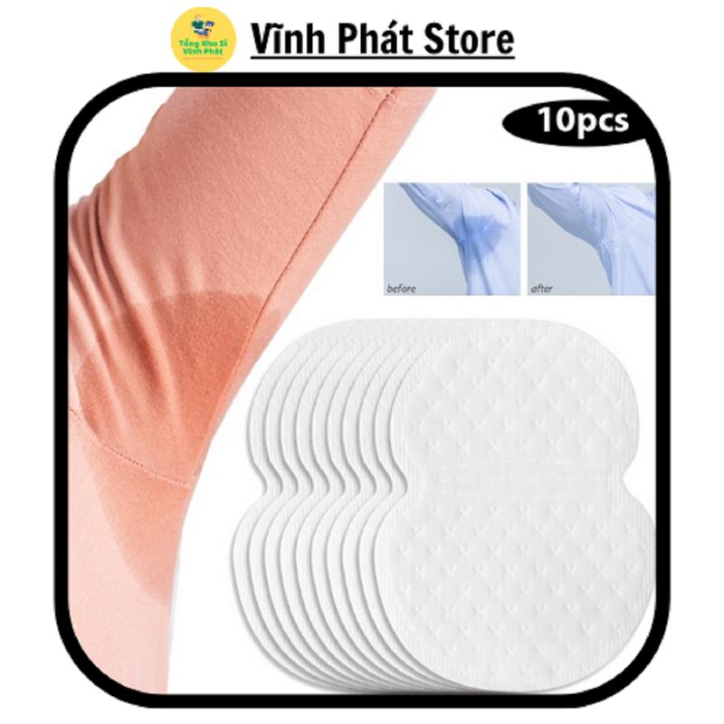 Set 10 miếng dán thấm mồ hôi nách, giấy thấm mồ hôi nách, lót ngăn mồ hôi hiệu quả cho nữ 88820