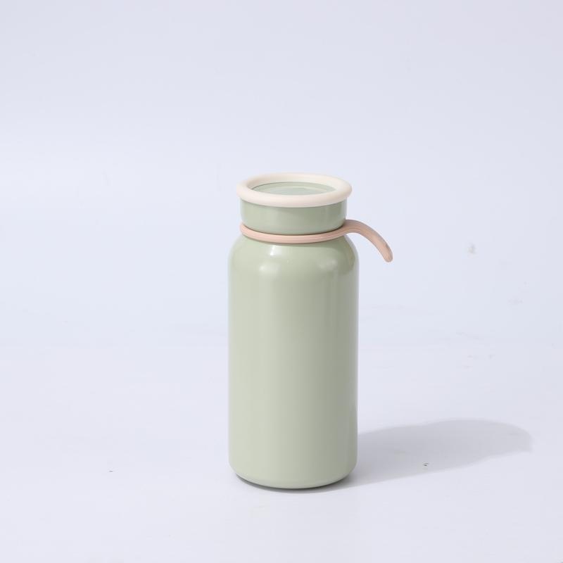 Cốc Sữa, Cầm Tay Mini, Thiết Kế Dễ Thương Cổ Điển Và Đơn Giản, Giữ Dây Nhật Bản, Cốc Giữ Nhiệt, Thích Hợp Cho Học Sinh, Thiết Kế Mới 0