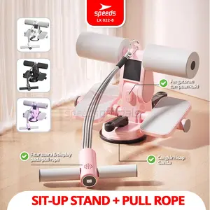 SPEEDS Sit Up Stand Alat Trimmer  + Pull Rope Bantu Holder Penahan Kaki Olahraga Pegangan Kaki Fitness Yoga Gym 022-8