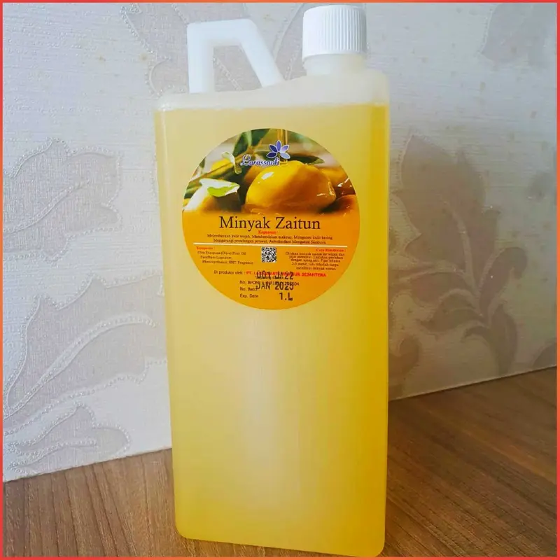 MINYAK ZAITUN PIJAT 1 LITER / MASSAGE OIL LARASSANTI KUNING / SPA OIL / MINYAK PIJAT 1