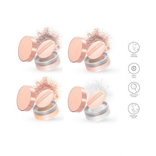 Bedak Tabur Hanasui Perfect Fit Setting Powder 12gr / Varian Light, Medium, Natural, dan Translucent/ Kosmetik Wajah/ Bedak Tabur.. 2