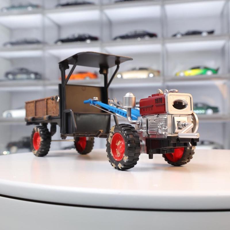 Mô hình xe máy kéo 1960 giả cổ mô phỏng như xe thật xoay 180 độ tỷ lệ 1:24 kích thước lớn