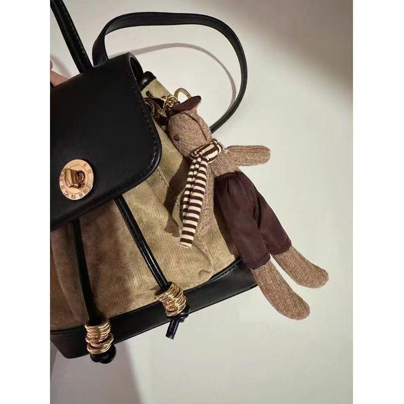 Product Introduction of Oil Painting Light and Shadow Niche High-Grade Backpack New Popular Super Popular Portable Shoulder Messenger Bag 5