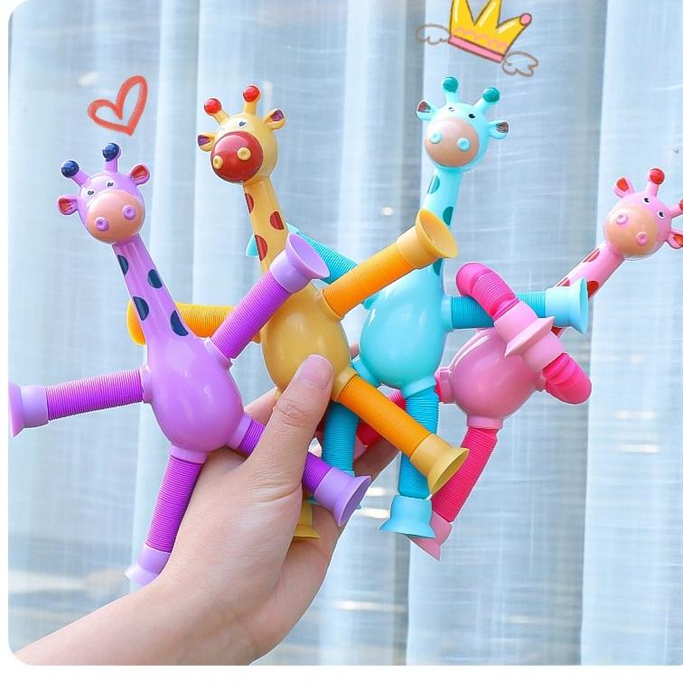 Đồ chơi hươu co dãn kéo dài, rút ngắn cho bé trai bé gái