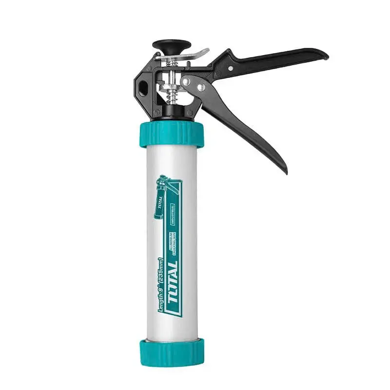 súnɡ bơm silicon TOTAL THT20109 súnɡ bắn silicon thân nhôm chiều dài 232mm, đường kính 51mm 4