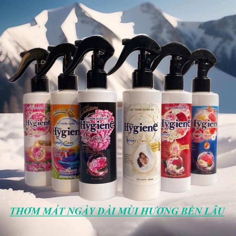  Combo CAO CẤP 2 chai  xịt thơm quần áo Hygiene 300 mlx2 
