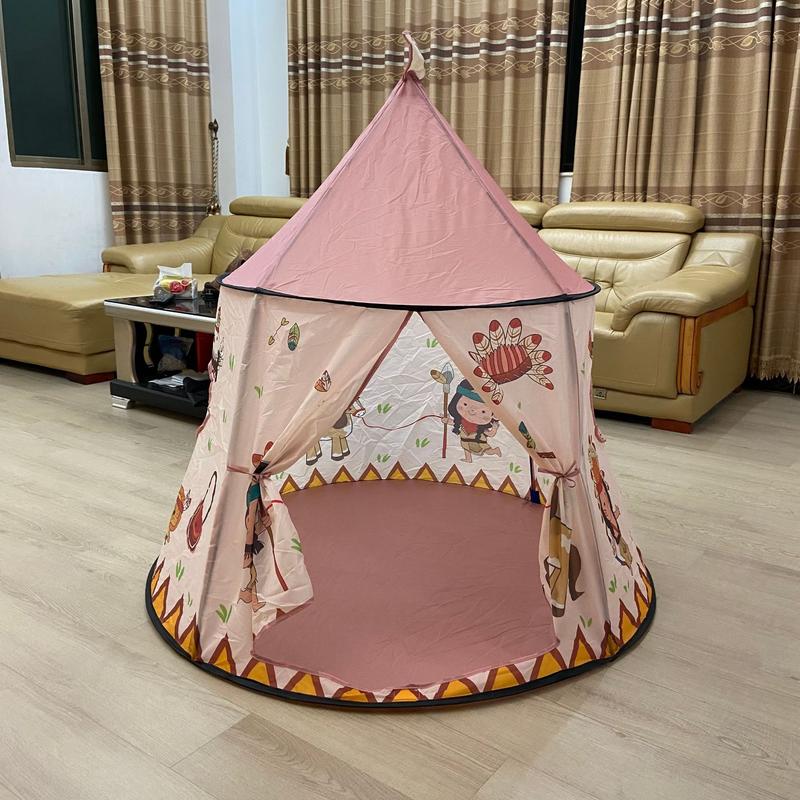 Product Introduction of Children's Tent Indoor Game House Prince Princess Game Castle Crawling Toy 4