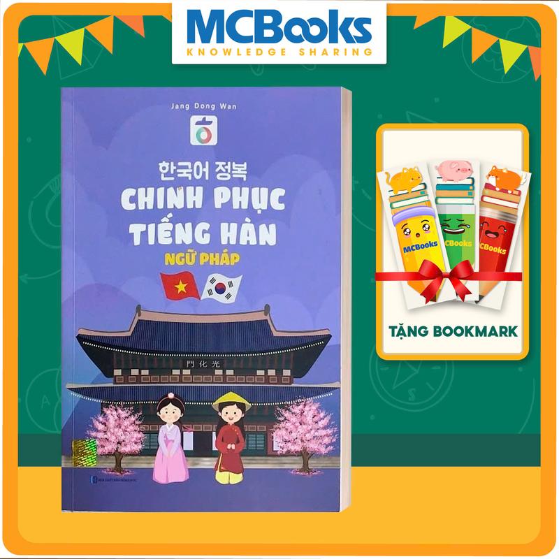 Sách - Chinh Phục Tiếng Hàn Ngữ Pháp - Tặng Bookmark Mcbooks