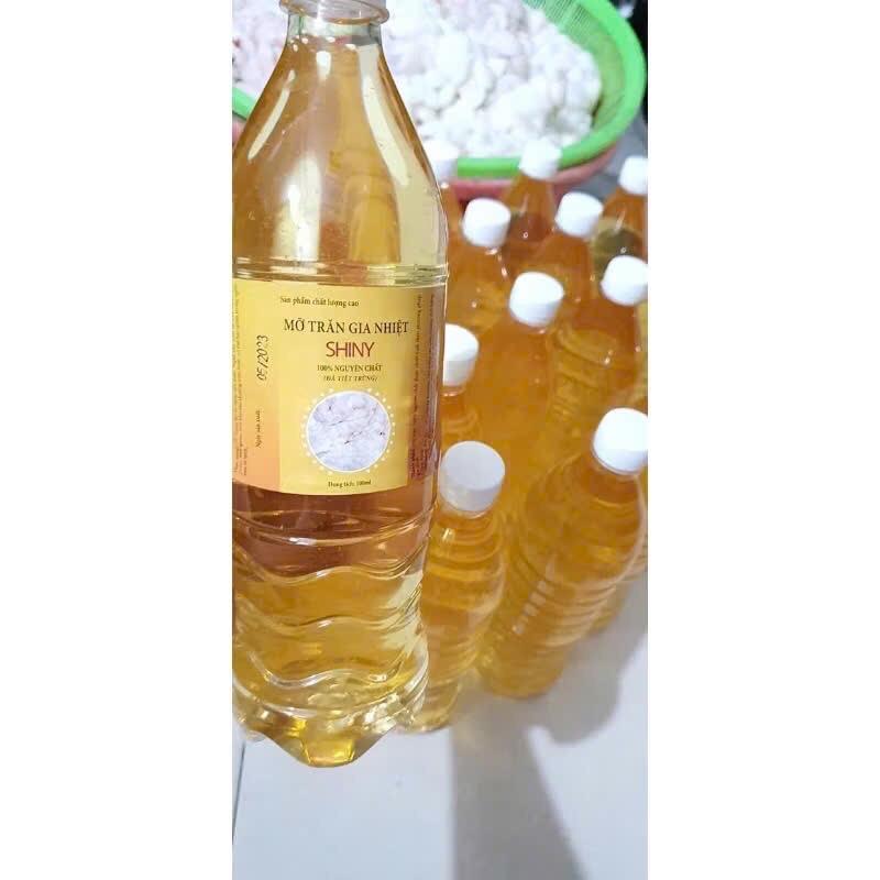 1 LÍT MỠ TRĂN NGUYÊN CHẤT SHINY GIÚP TRIỆT LÔNG 2