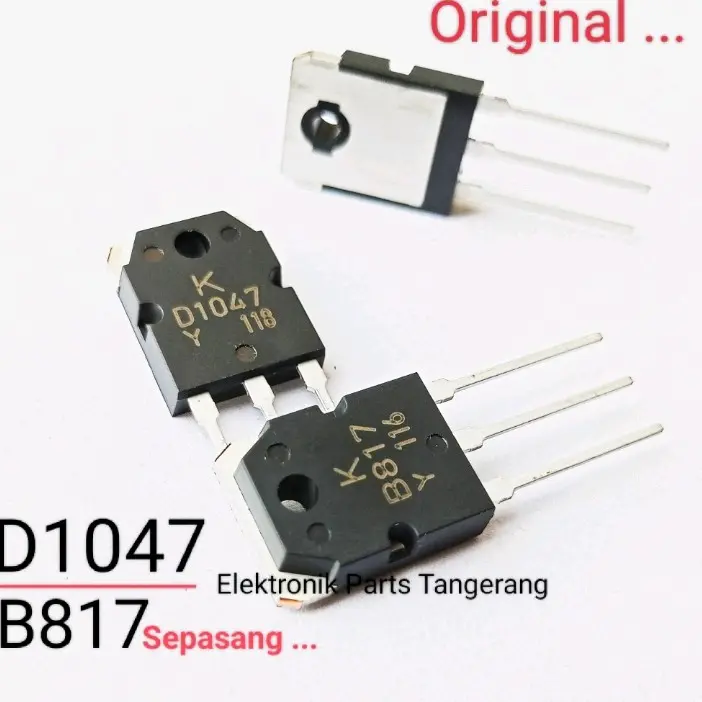 (SATU SET) D1047 B817 TRANSISTOR B817 TRANSISTOR D1047 1