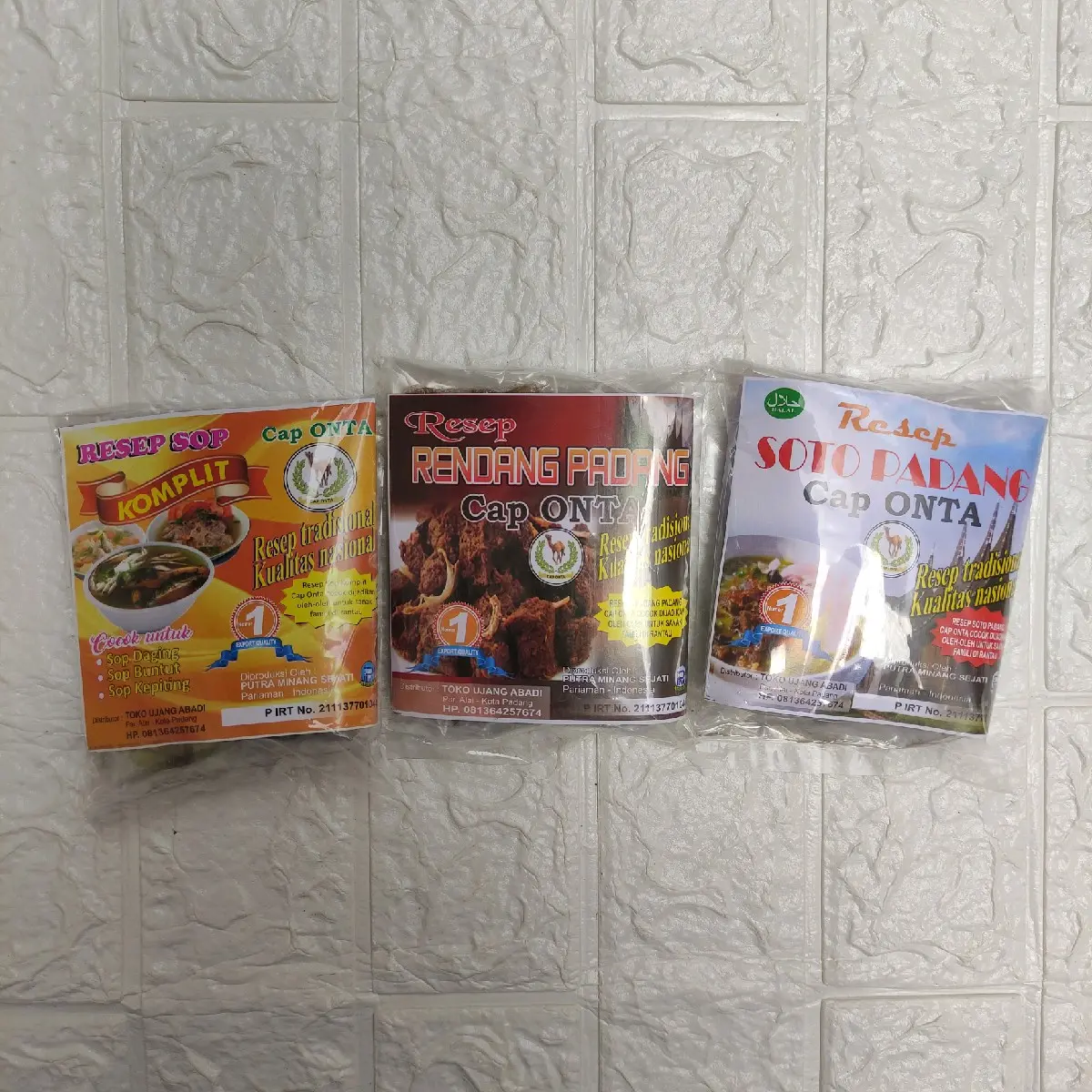 SALERO AWAK Bumbu soto sop rendang padang cap onta