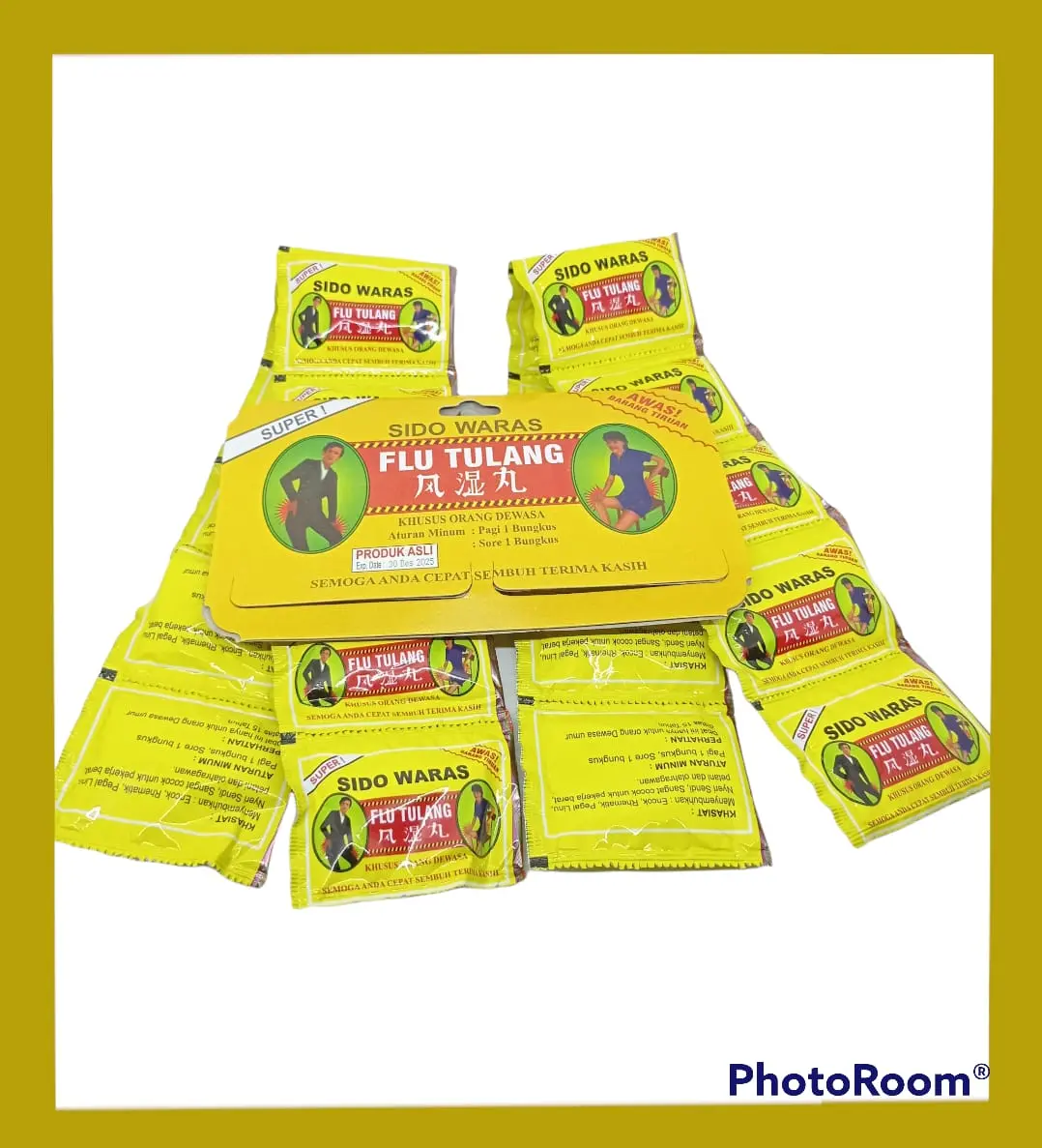 Flu tulang Sidowaras Jamu Asam Urat